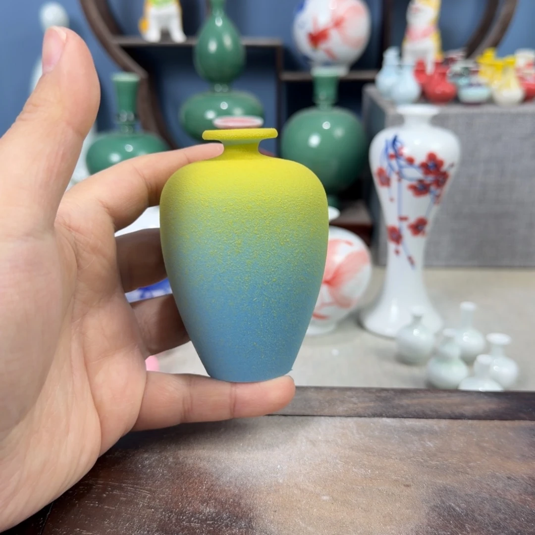 陶瓷手工小花器摆件