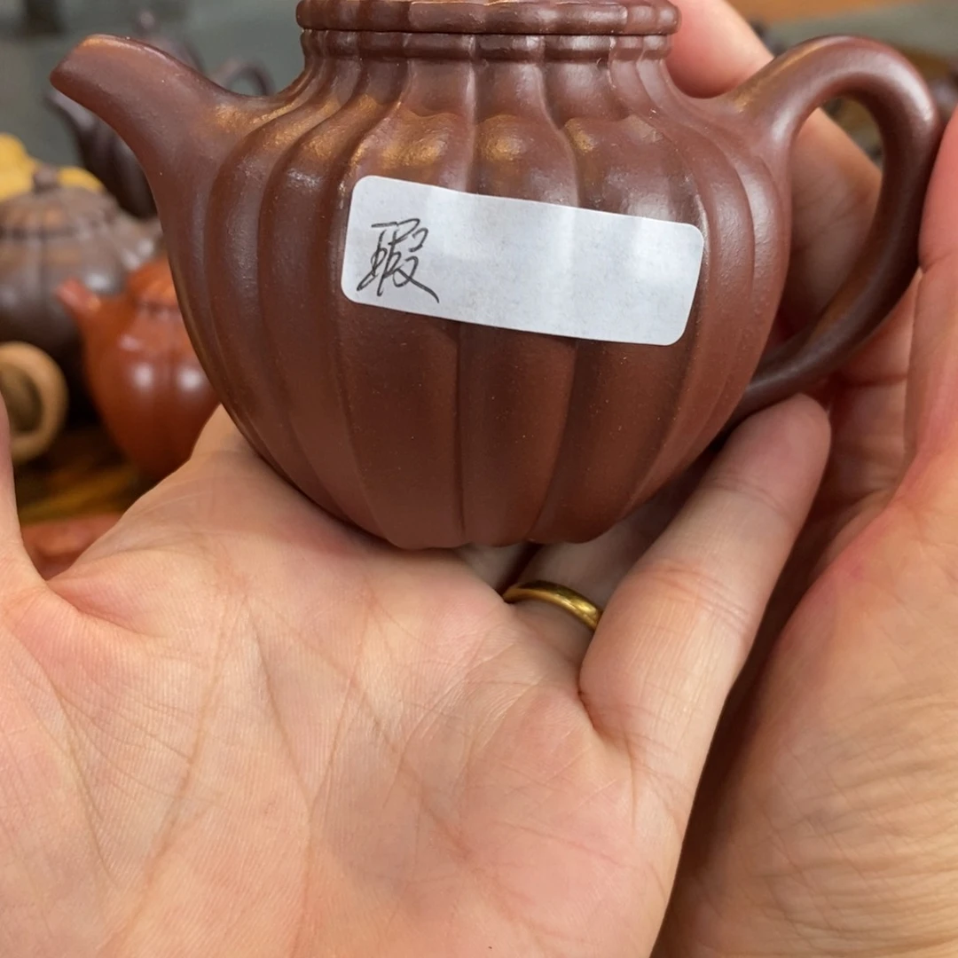 茶壶紫砂原矿泥料手工壶直播间