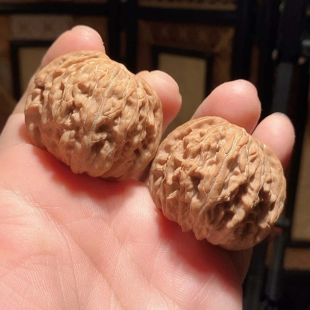 文玩核桃把件圣**子41磨盘全品