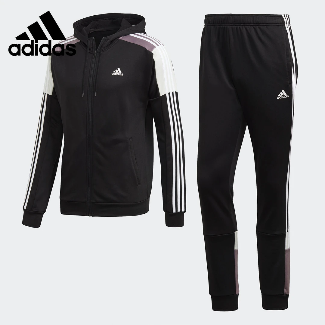 Adidas/阿迪达斯正品新款男子休闲运动外套长裤套装 FL3631