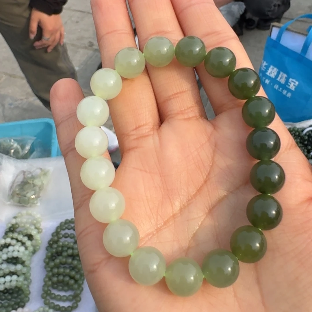 和田玉颈饰未镶嵌卡10渐变刘毅菲多样性拍一发一