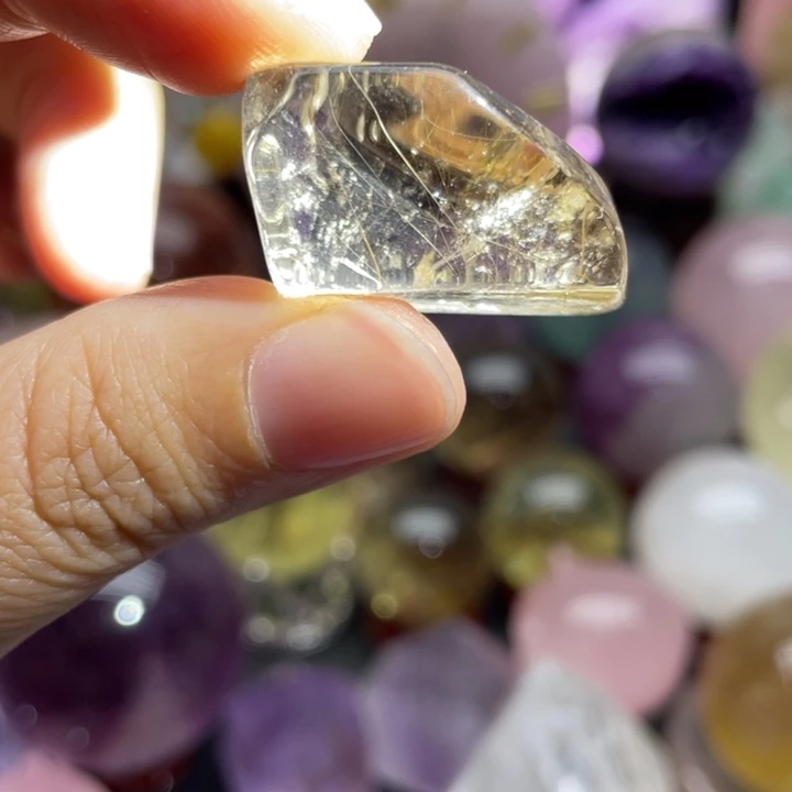 未镶嵌水晶珠宝半成品29茶水发晶
