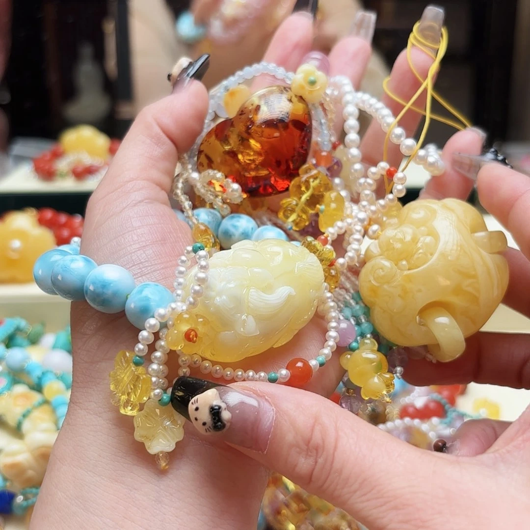 琥珀手链未镶嵌琥珀