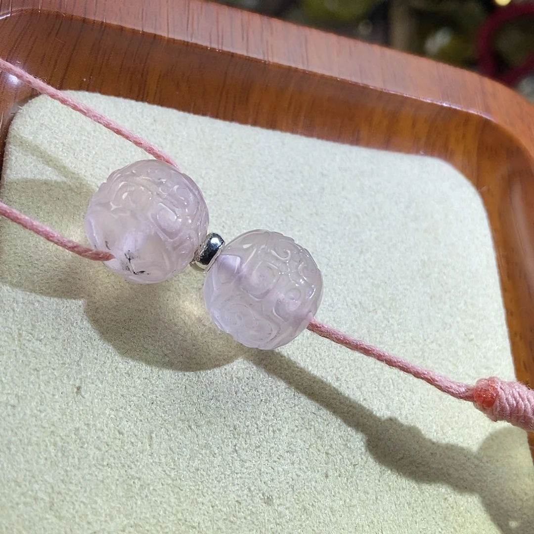 未镶嵌套链水晶雪*#水晶佛头三通