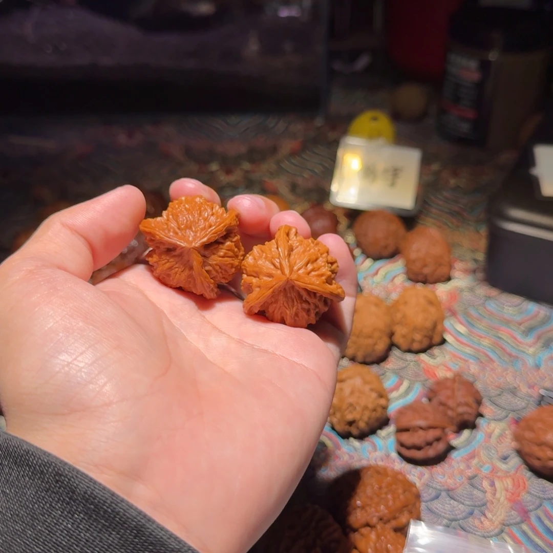 T***X文玩核桃把件36盘山奔奔文玩核桃