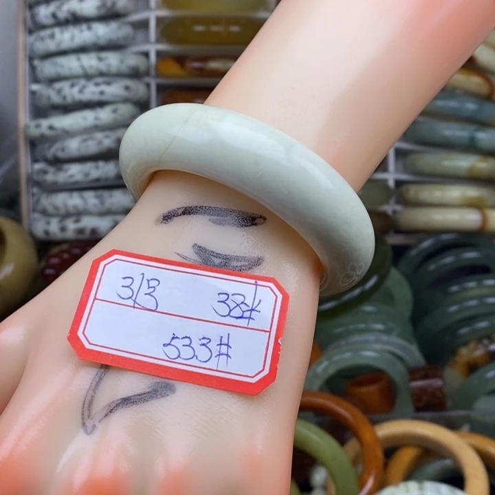 未镶嵌蛇纹石玉手绳