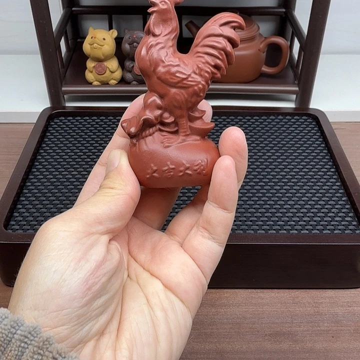 茶案朱泥鸡茶宠茶宠