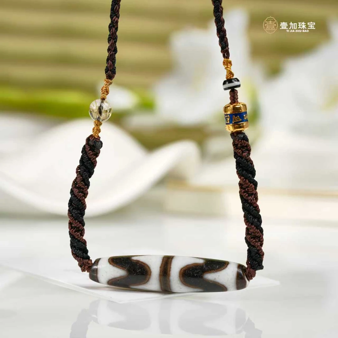 壹加师姐|手工设计18k双虎牙锁骨链多样性发一0568Z