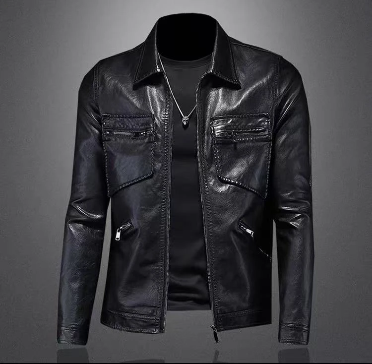 男士皮衣实物以直播间为准，私拍不发