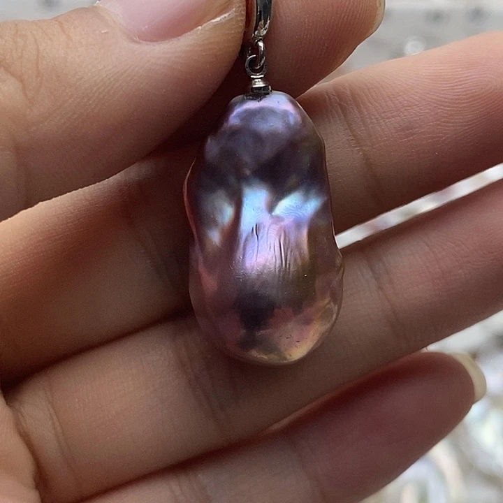 淡水珍珠未镶嵌吊坠(不含链)