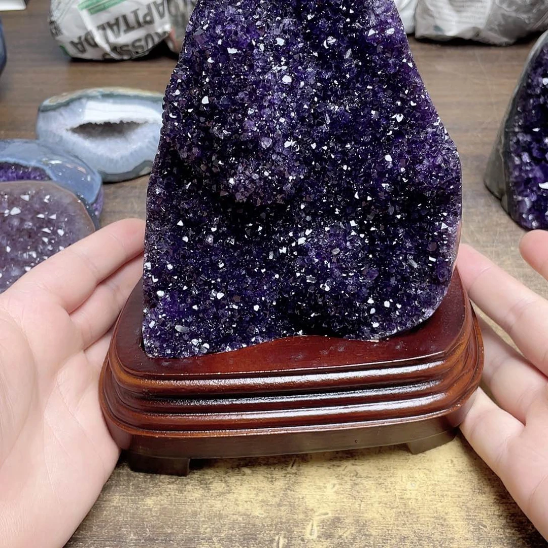 未镶嵌紫晶大型摆件（非配饰）牛****y