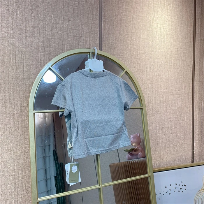 AC040  宝宝灰色短袖单上衣  夏款