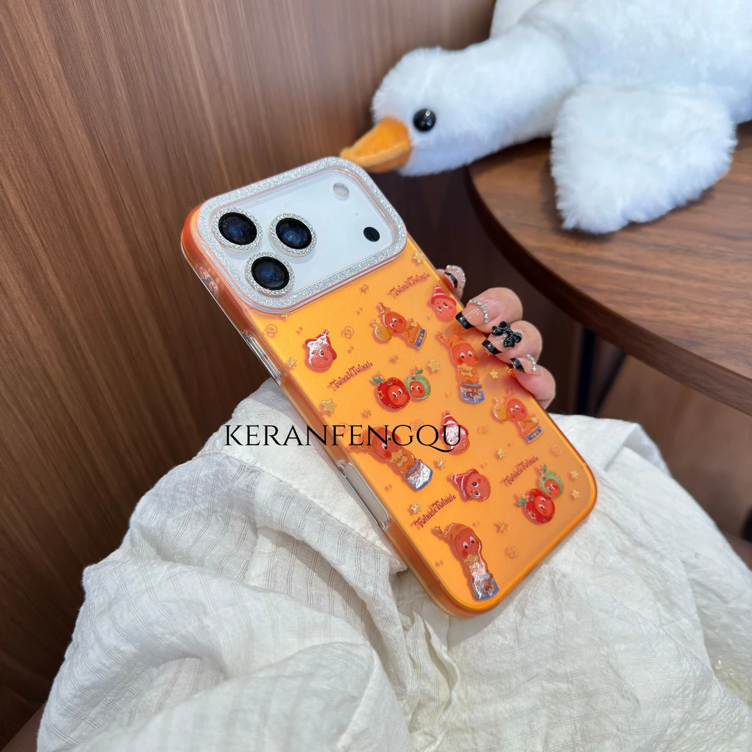 可爱星星人插画适用苹果17promax/16潮牌/15网红同款手机保护壳