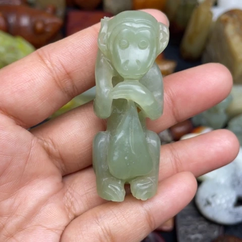 和田玉未镶嵌颈饰36