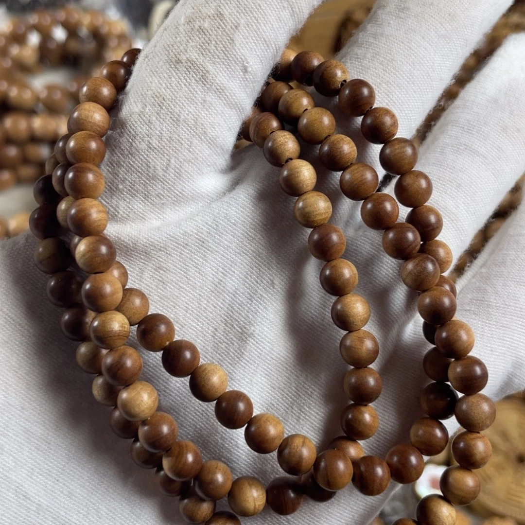 *****檀香木手串/手链/老山檀香108✖️0.6横纹风化沉水