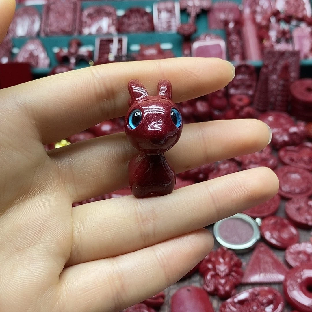 天然辰砂朱砂吊坠