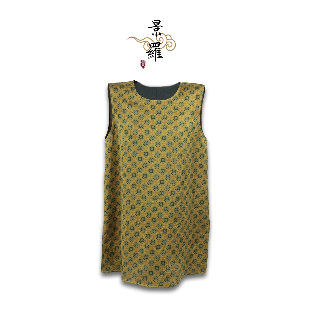 景罗新款夏季新中式新国风时尚百搭复古日常女士桑蚕丝上衣B01001