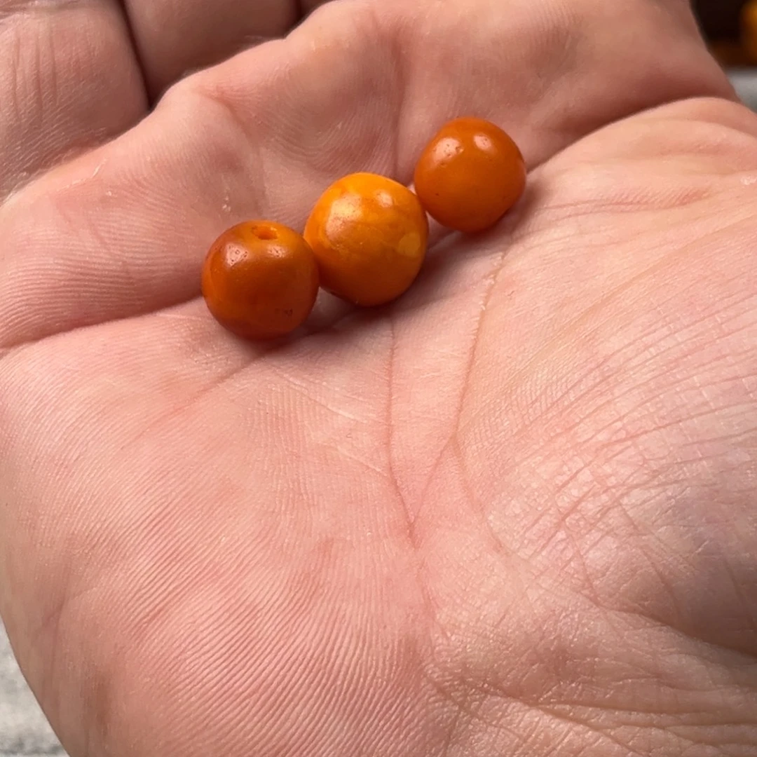 用***6蜜蜡未镶嵌颈饰老蜜蜡