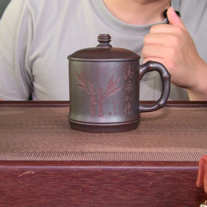 茶杯紫砂高货放漏