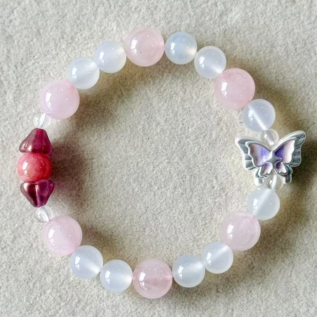 合成金属手链 [慧子原创]桃花朵朵/遇•见良人左手手链