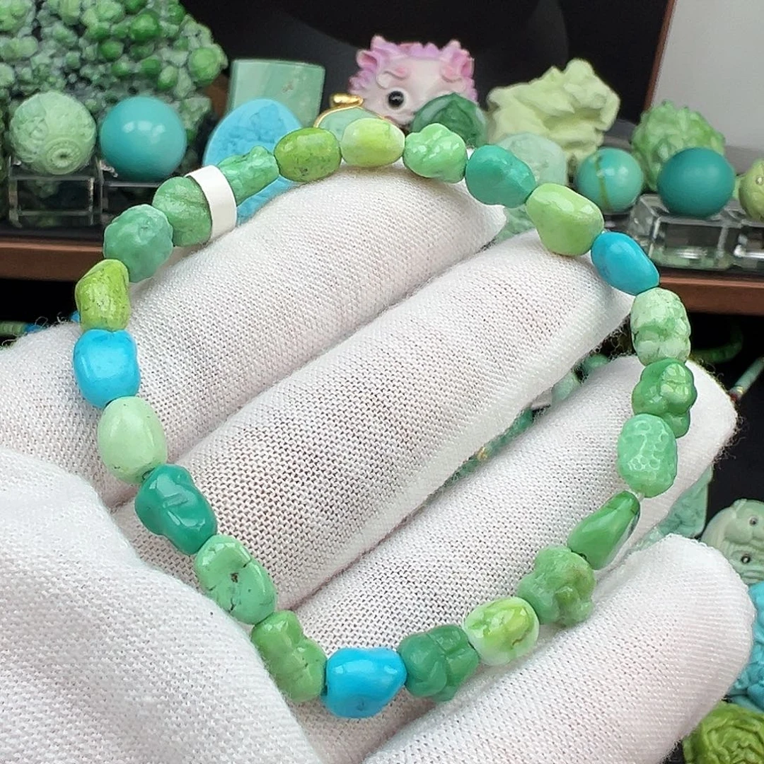 绿松石未镶嵌绿松石主播璐璐