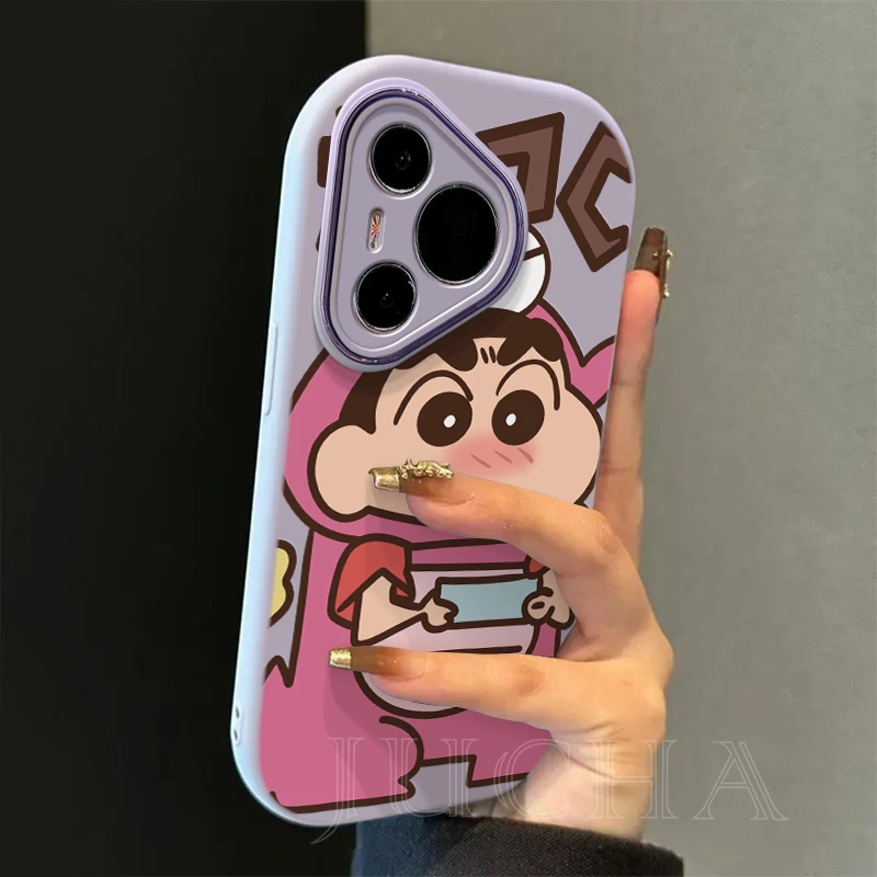 恐龙小新适用华为pura80ultra手机壳mate70pro+女新款mt60防摔p50