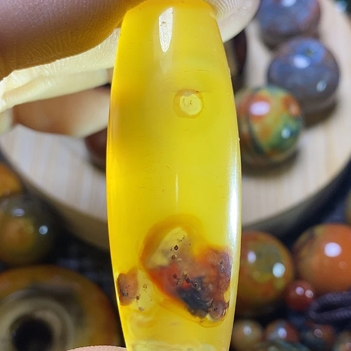 原***光玛瑙/玉髓未镶嵌颈饰