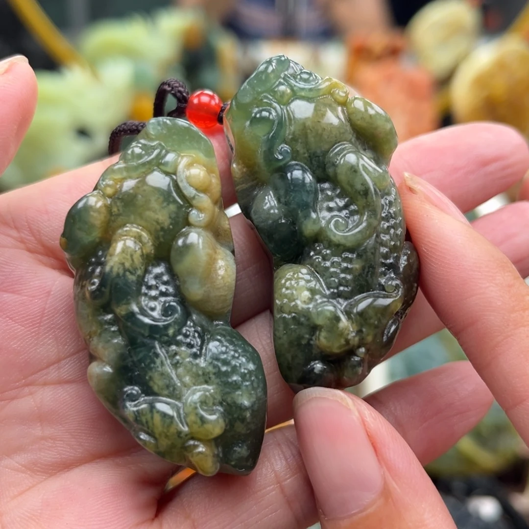 未镶嵌岫玉挂件挂件