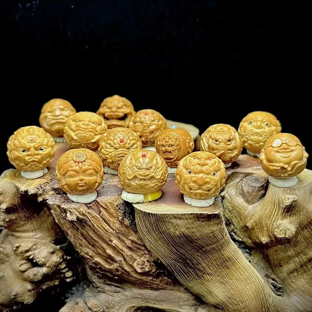 猴头核桃单粒 手串配珠 吊坠 项链