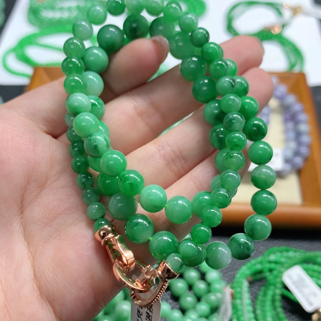 未镶嵌手链翡翠翡翠