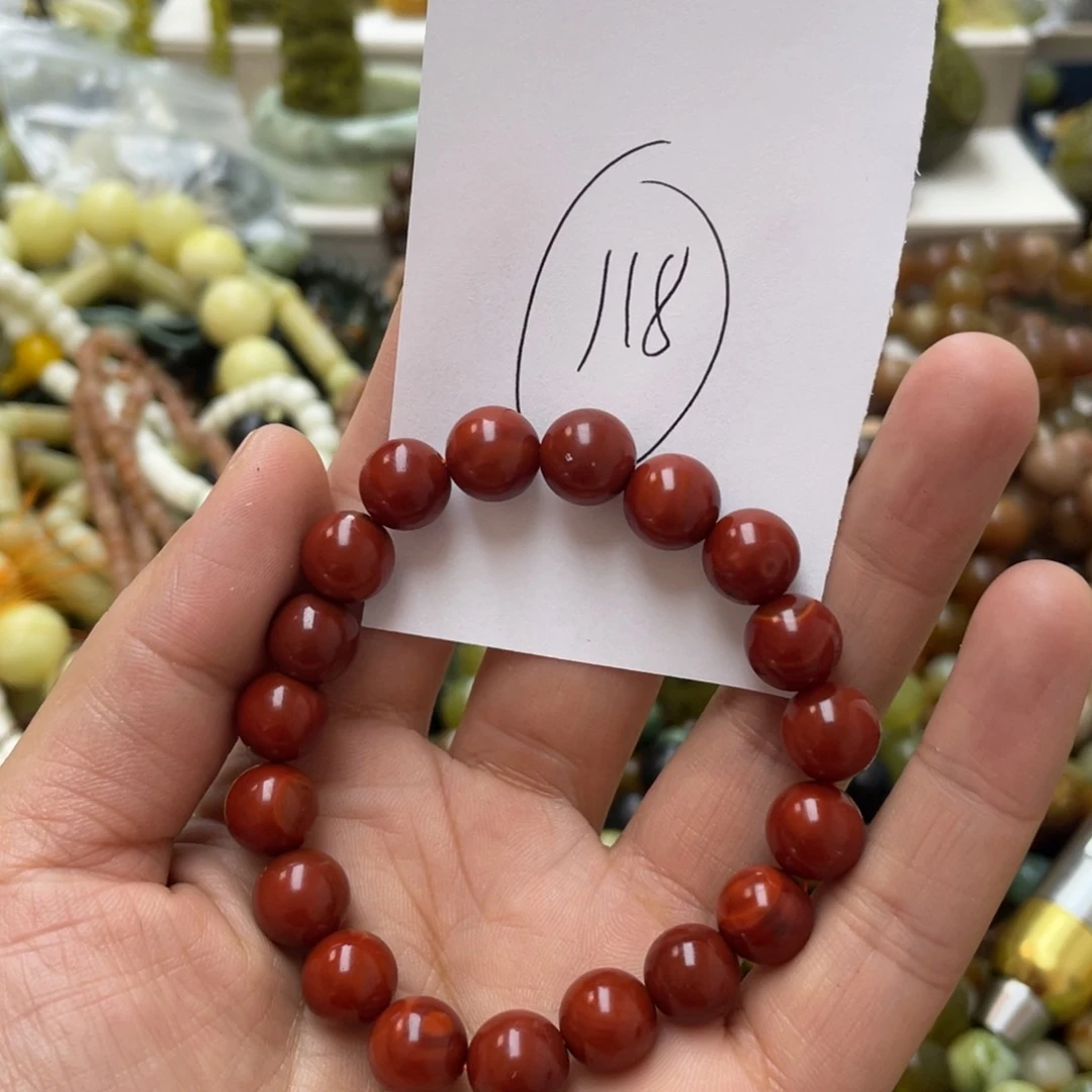 蛇纹石玉手链未镶嵌