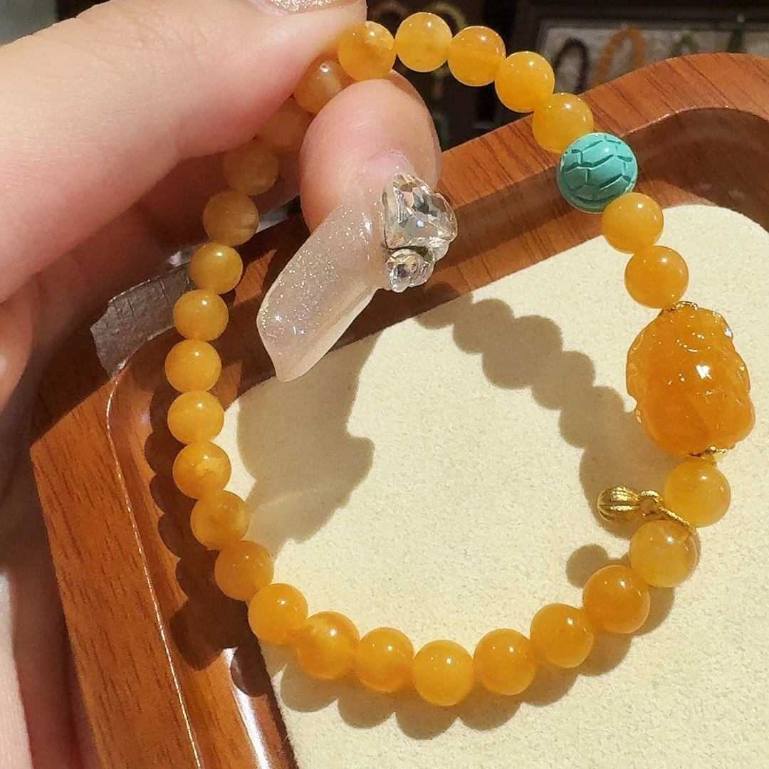 蜜蜡未镶嵌手串手串
