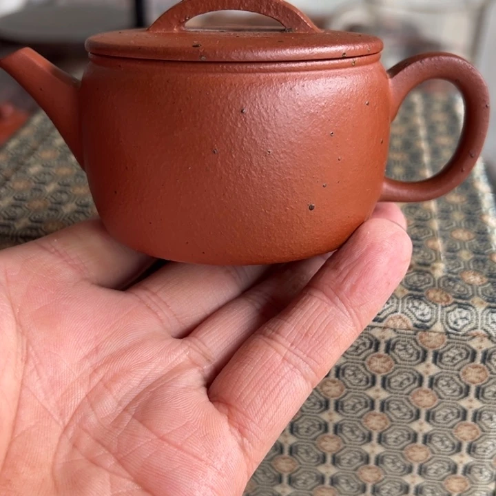 茶壶紫砂黄龙山朱泥、生砂半手工