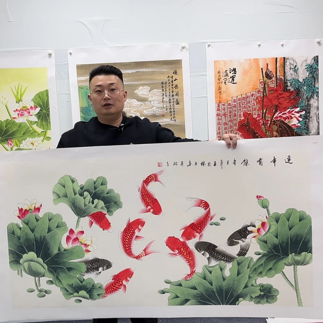 国画宣纸国画作品纯手绘