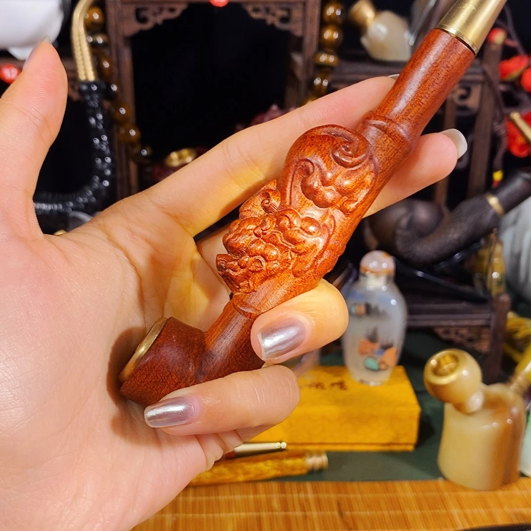 高端定制金丝楠烟嘴