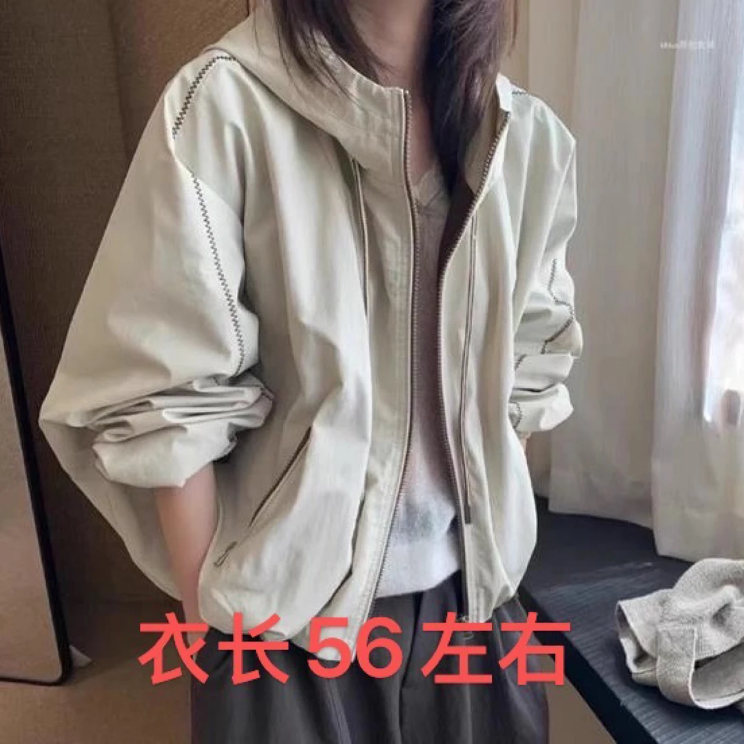 谷斯96112连帽休闲外套拉链夹克冲锋衣