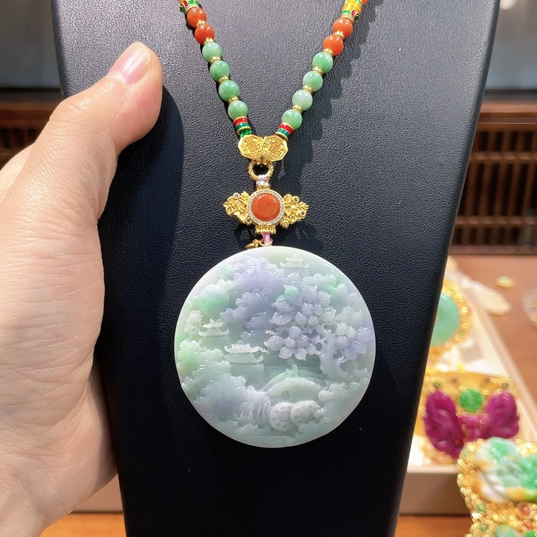 锦纶铁合金吊坠项链