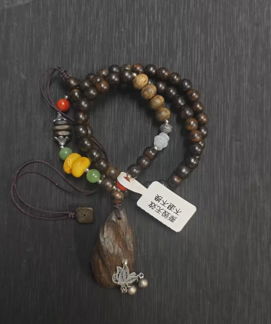 香香木蝴蝶大虫漏吊坠