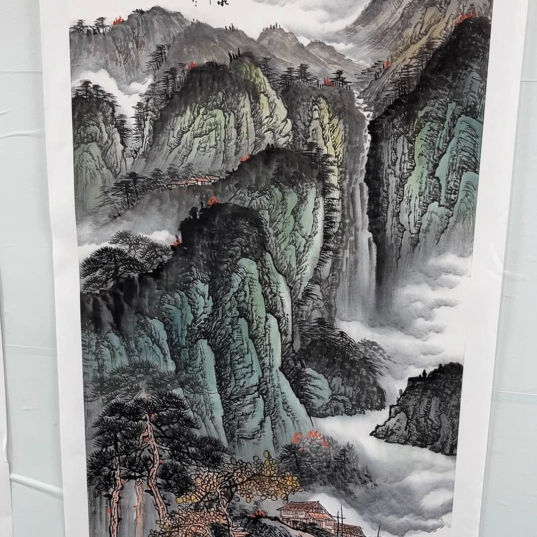 国画宣纸国画纯手绘作品