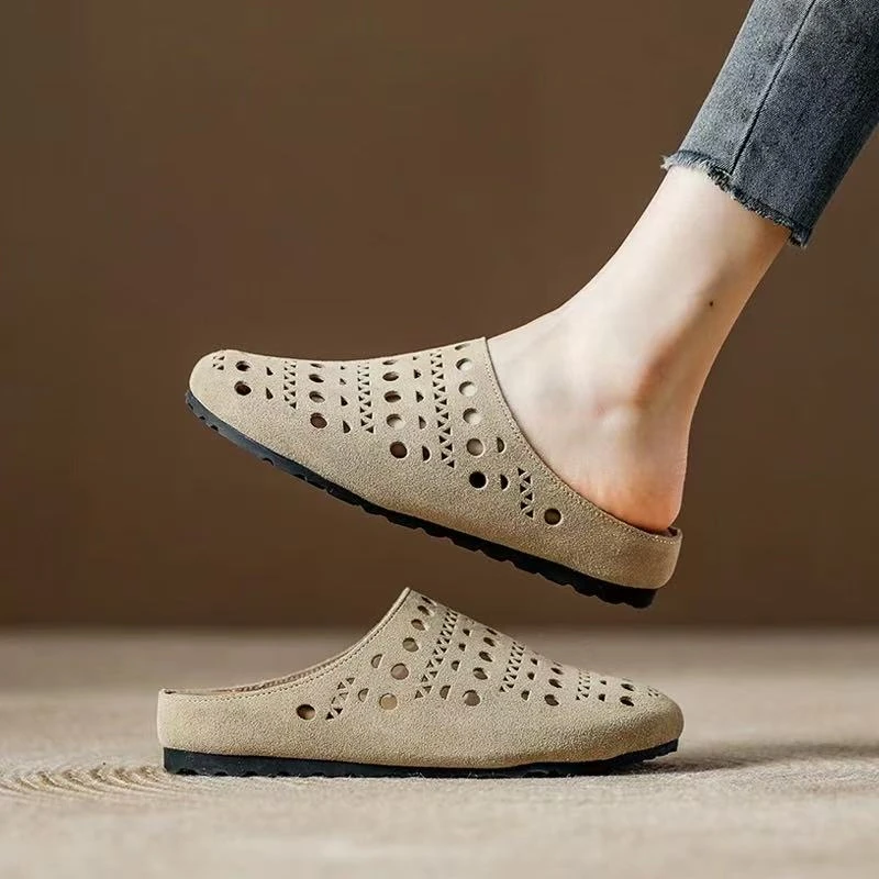 4015-B6-洞洞凉拖鞋女