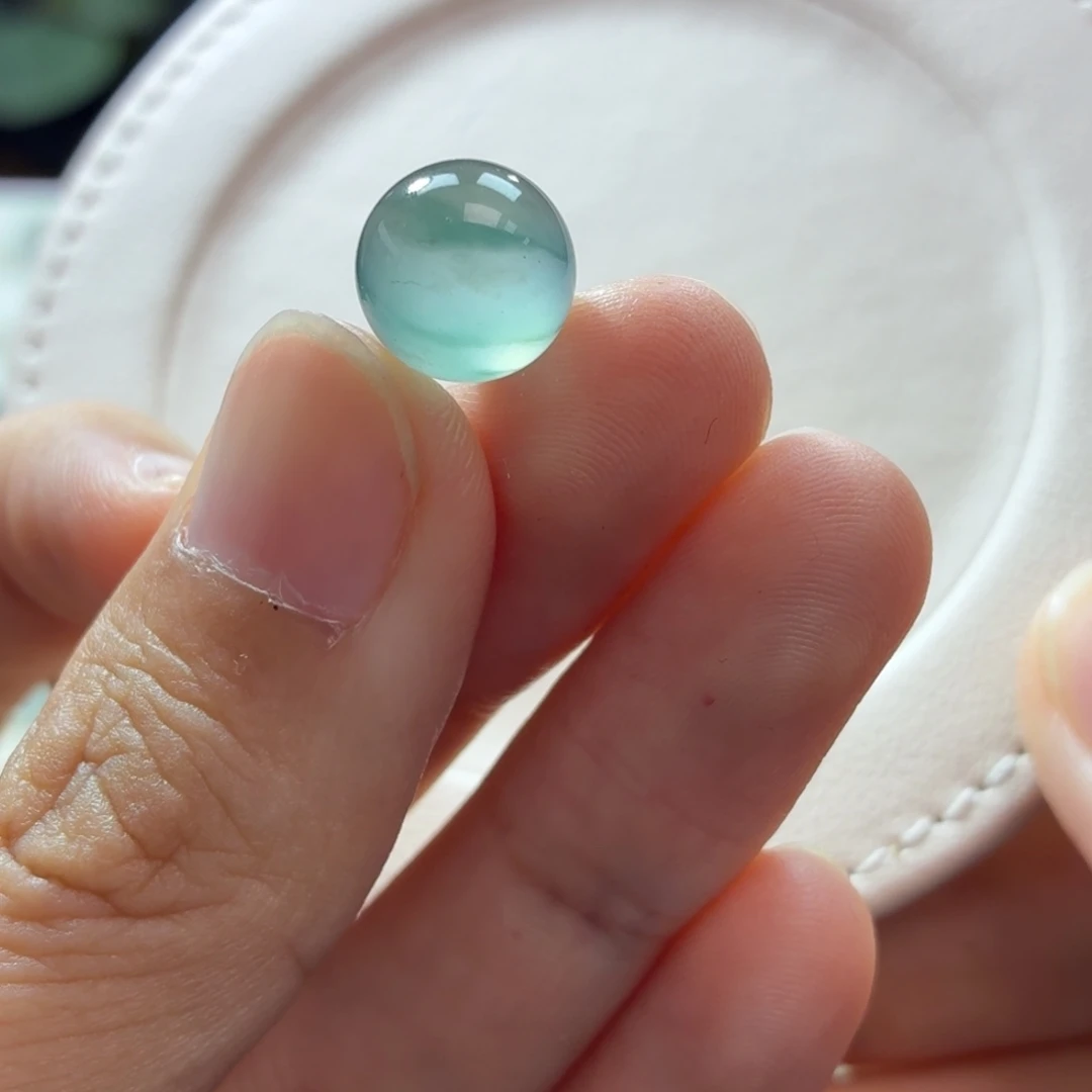 定制翡翠未镶嵌卡10➕星辰大海蓝飘花