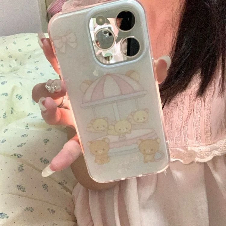 轻松熊适用苹果华为vivo小米oppo女iphone15/16/14手机壳