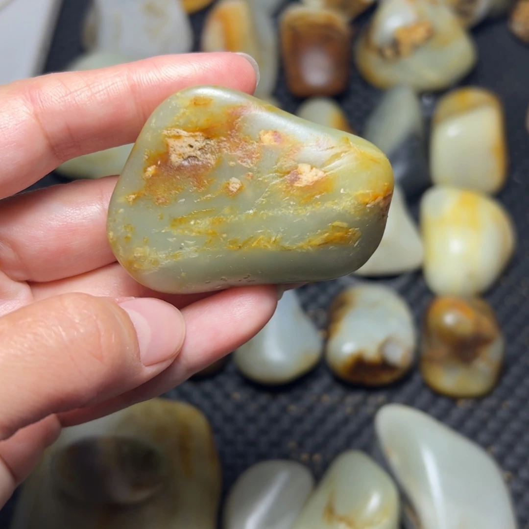 和田玉未镶嵌挂件A8