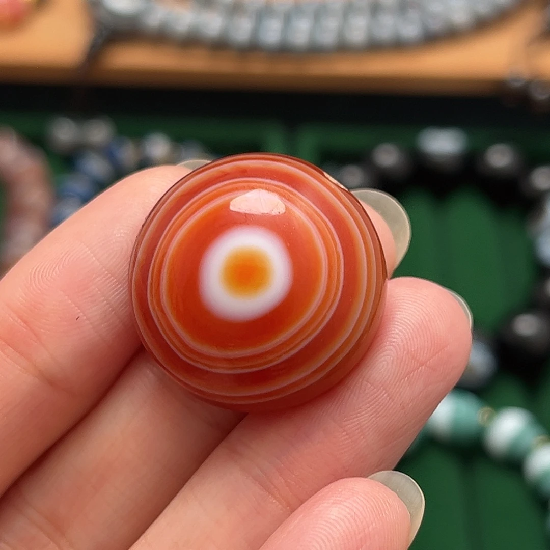 玛瑙/玉髓合金单珠