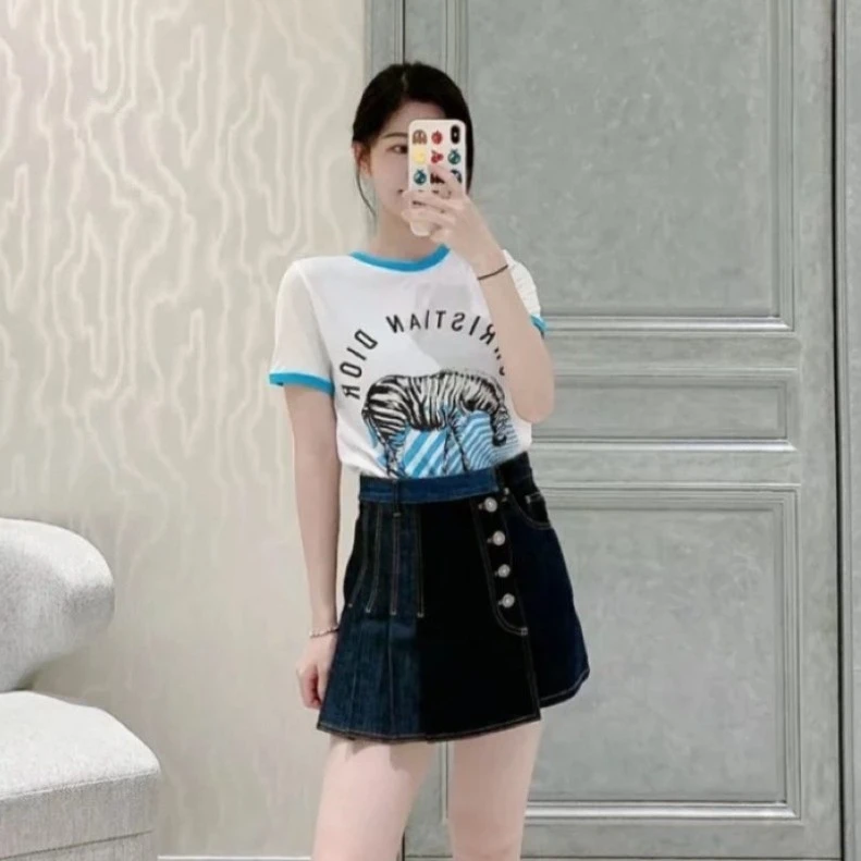 99新 DIOR/迪奥 tt7 小动物字母logo短袖/xs码/006496