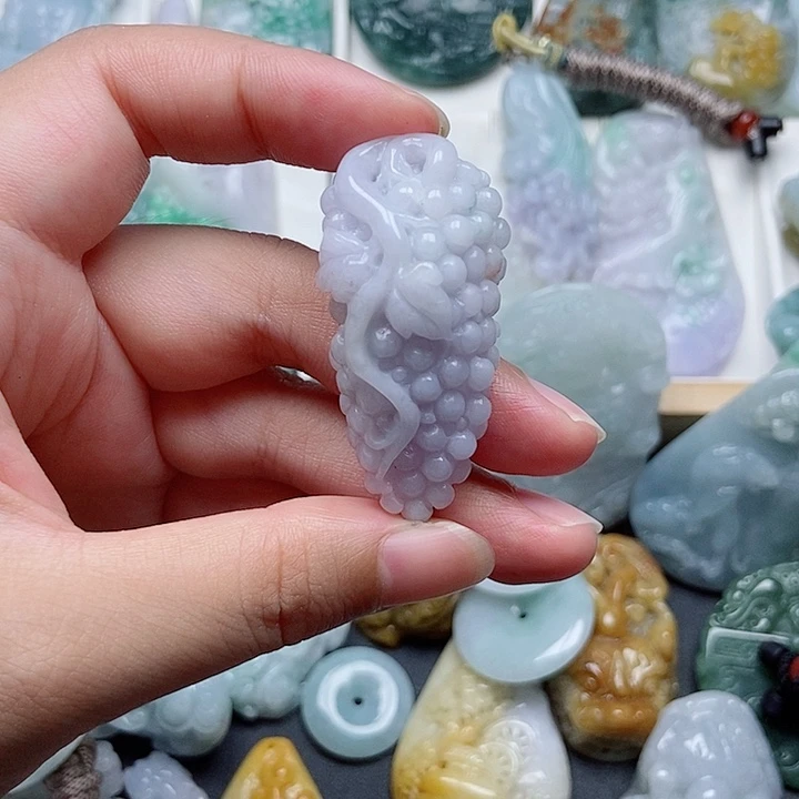 翡翠未镶嵌吊坠(不含链)翡翠