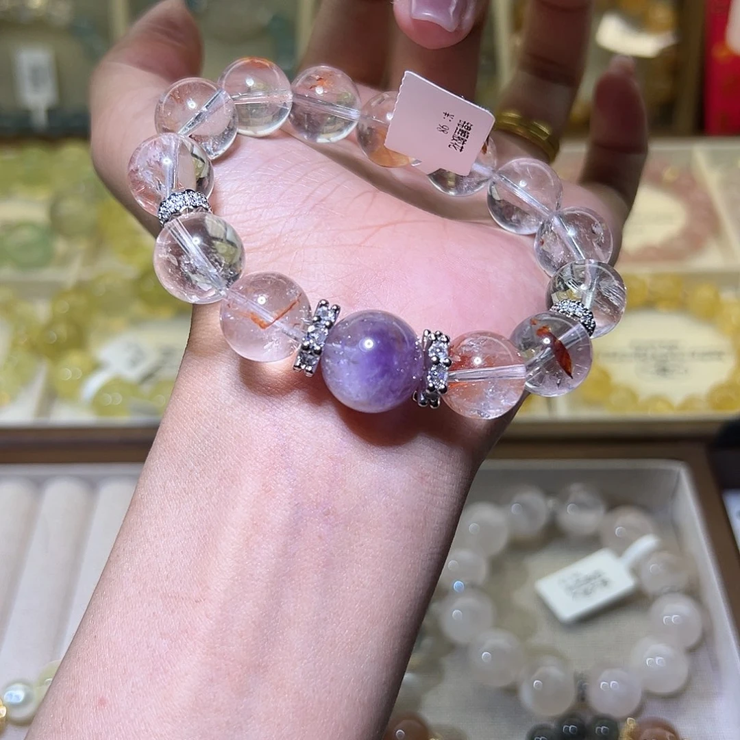 水晶手链未镶嵌摘****?48小时鉴赏