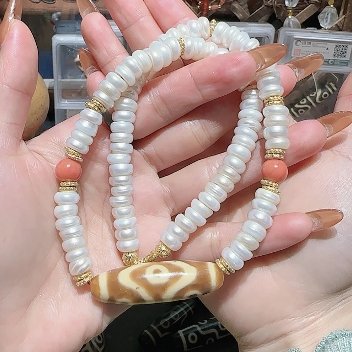 玛瑙/玉髓银S925镶嵌玛瑙珠珠