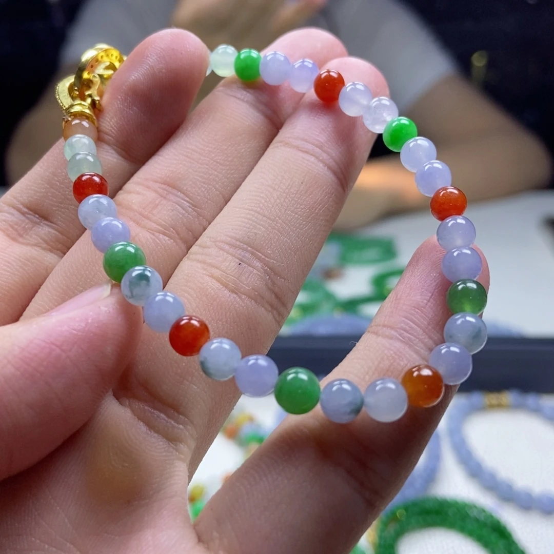 定制翡翠未镶嵌缅甸翡翠A货卡5.5