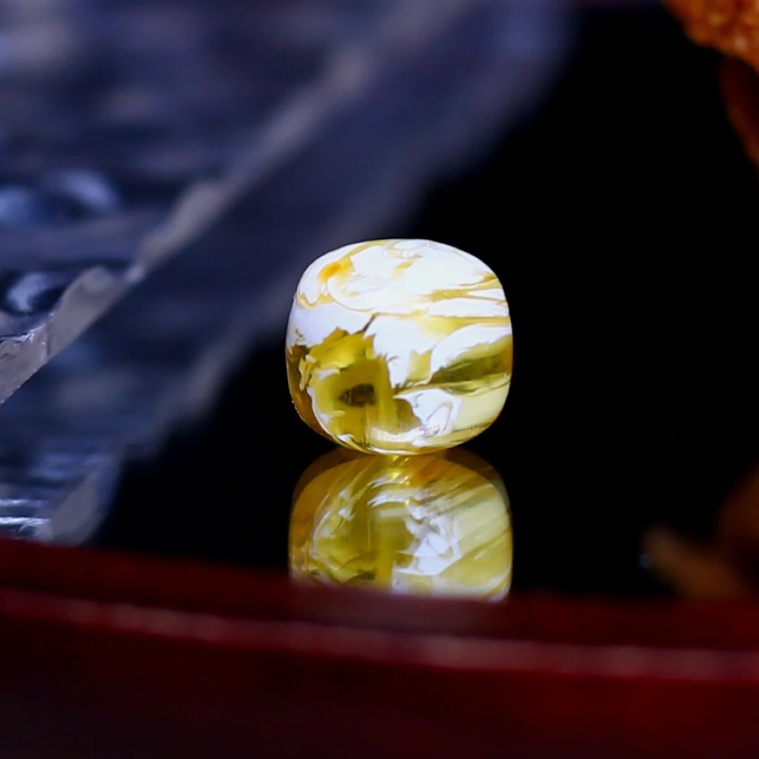 8.5mm俄料瓷金白拉丝老型单珠，多样性发其一